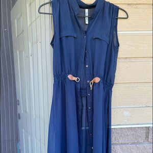 RNB .dresses navy short.casual dress.